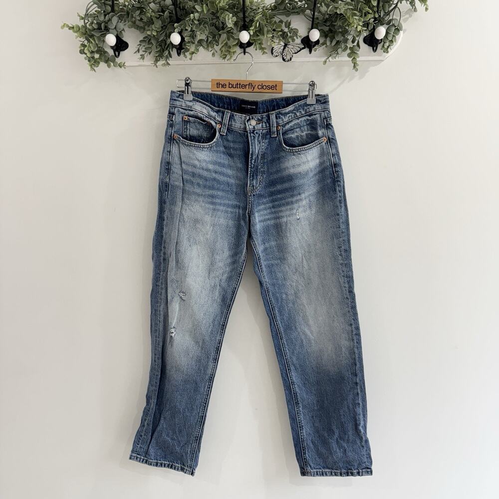 Lucky Brand Women’s Distressed Straight Leg Jeans 8/29